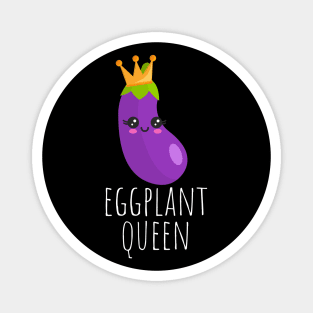 Eggplant Queen Cute Magnet